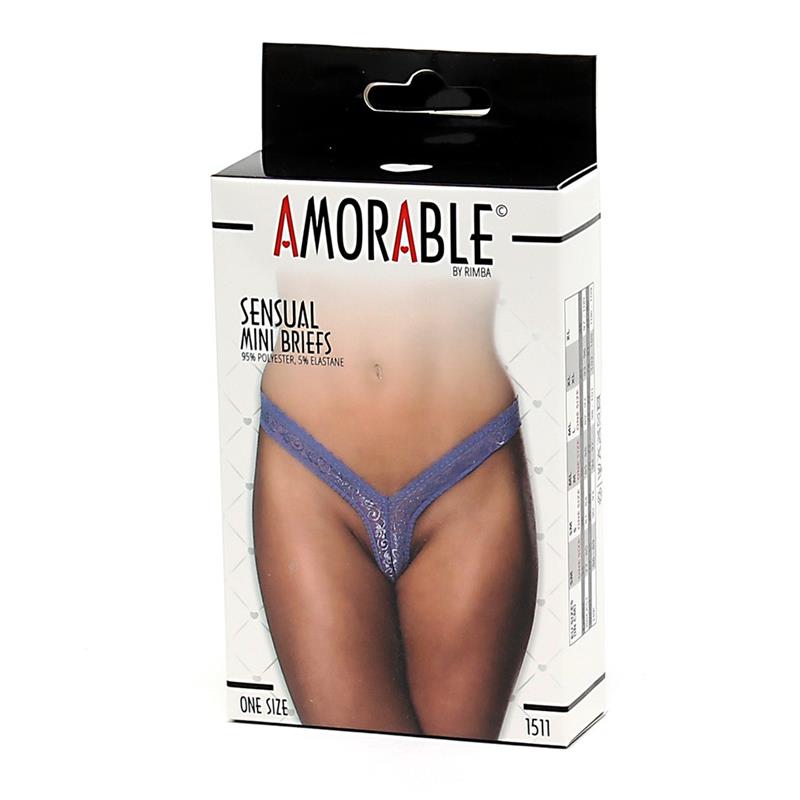 Thong Purple One Size