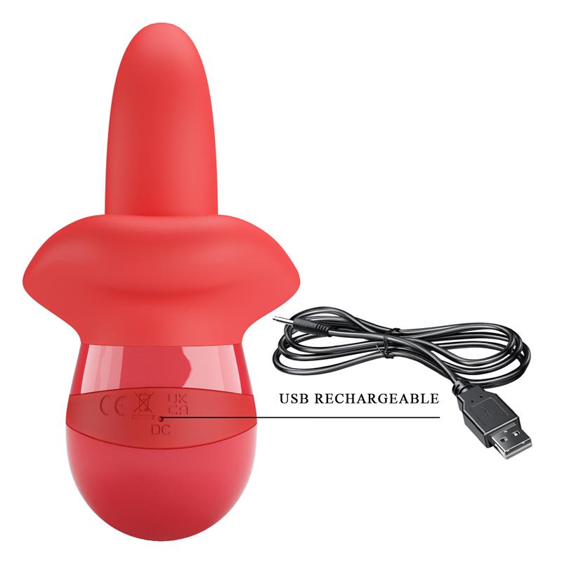 Obelia Stimulator with Vibration and tongue movement