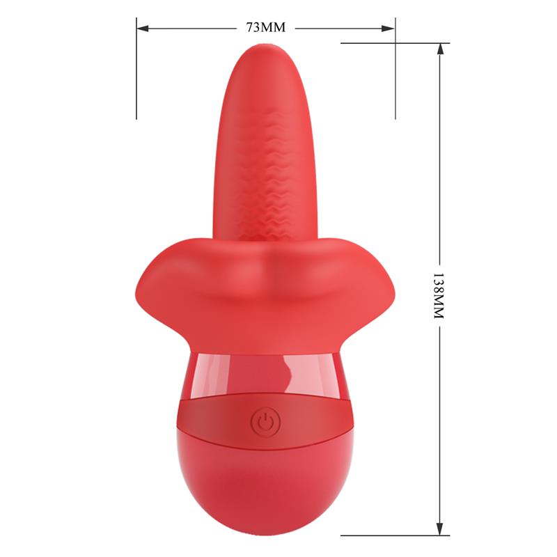 Obelia Stimulator with Vibration and tongue movement