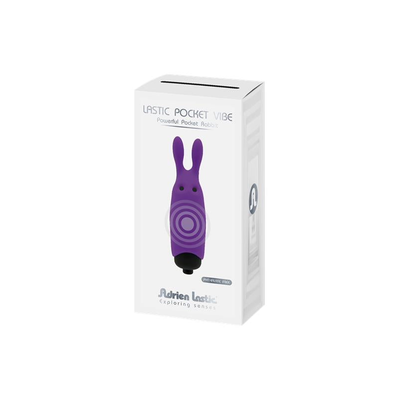 Vibrating Bullet Lastic Pocket Purple