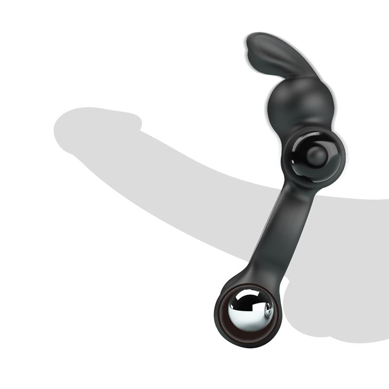 Yusuf Vibrating Penis Ring with Steel Beads 2x33gr