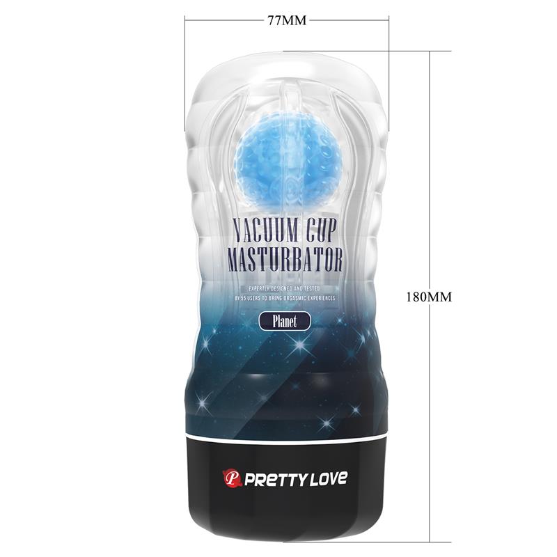 Planet Ball Rolling Masturbator Cup Blue