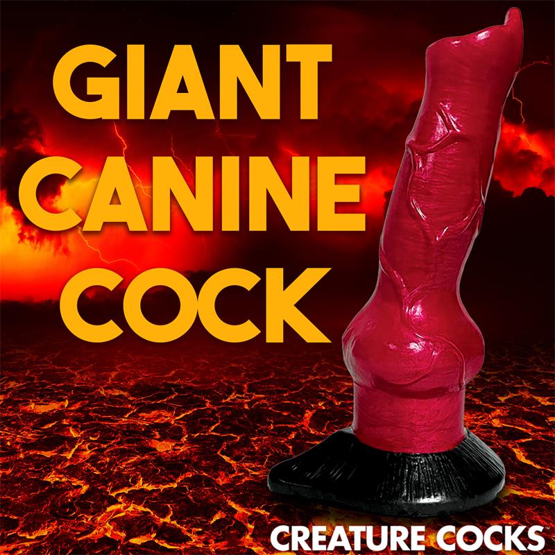 Hell Hound Canine Silicone Dildo 19 cm 75