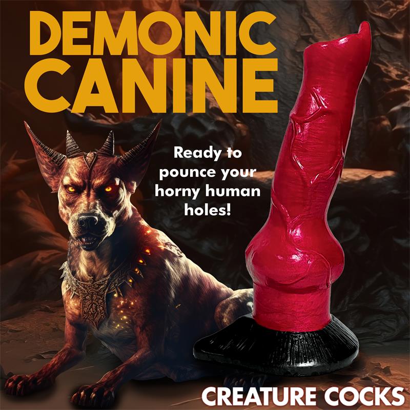 Hell Hound Canine Silicone Dildo 19 cm 75