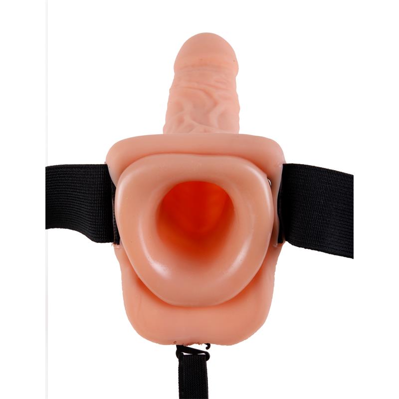 Strap On Vibrating Hollow Dildo 7