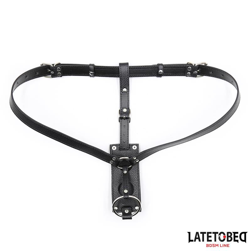 G string Chastity Belt Strap On Pants One Size