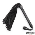 Textured Handle Flogger Black 485cm
