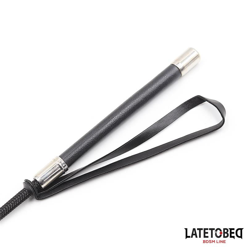 Whip with Heart Shape Black 60cm