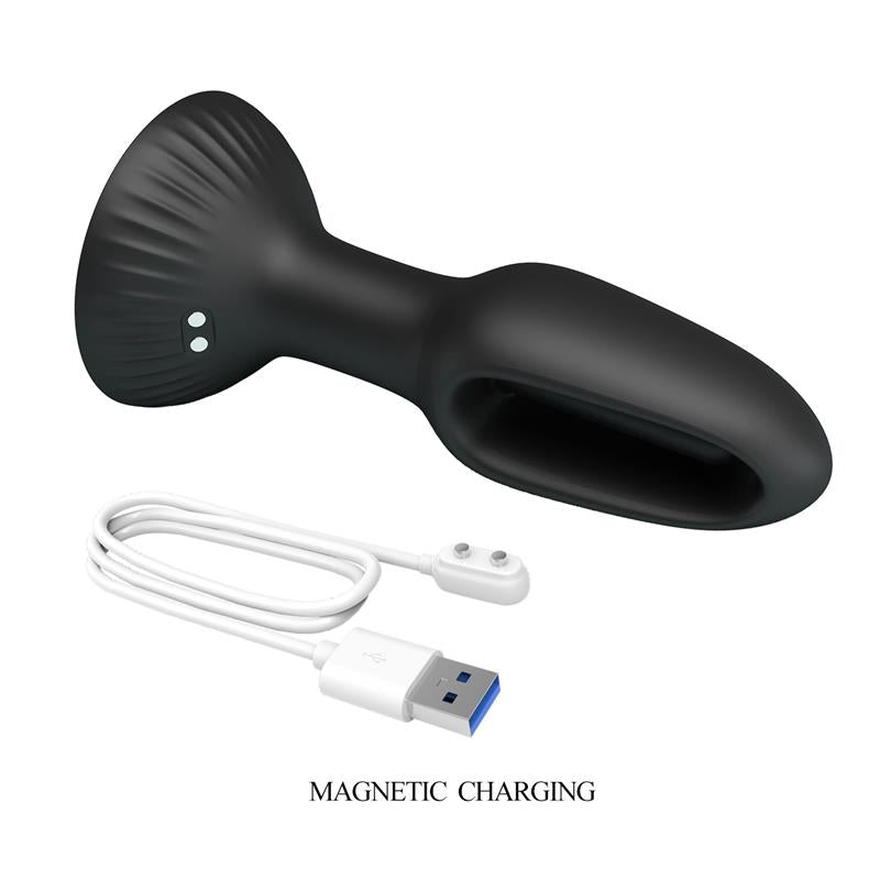 Hubert Anal Plug with 7 Wiggling