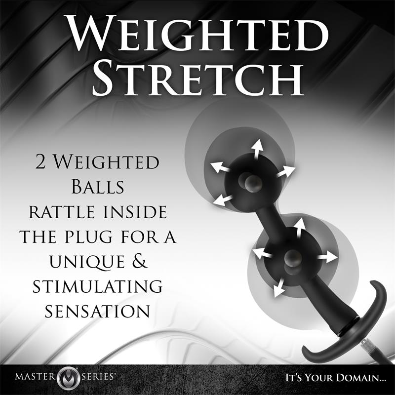 Ass Rattler Weighted Inflatable Anal Balls
