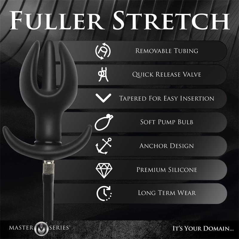 Ass Bound Anchor Inflatable Anal Plug