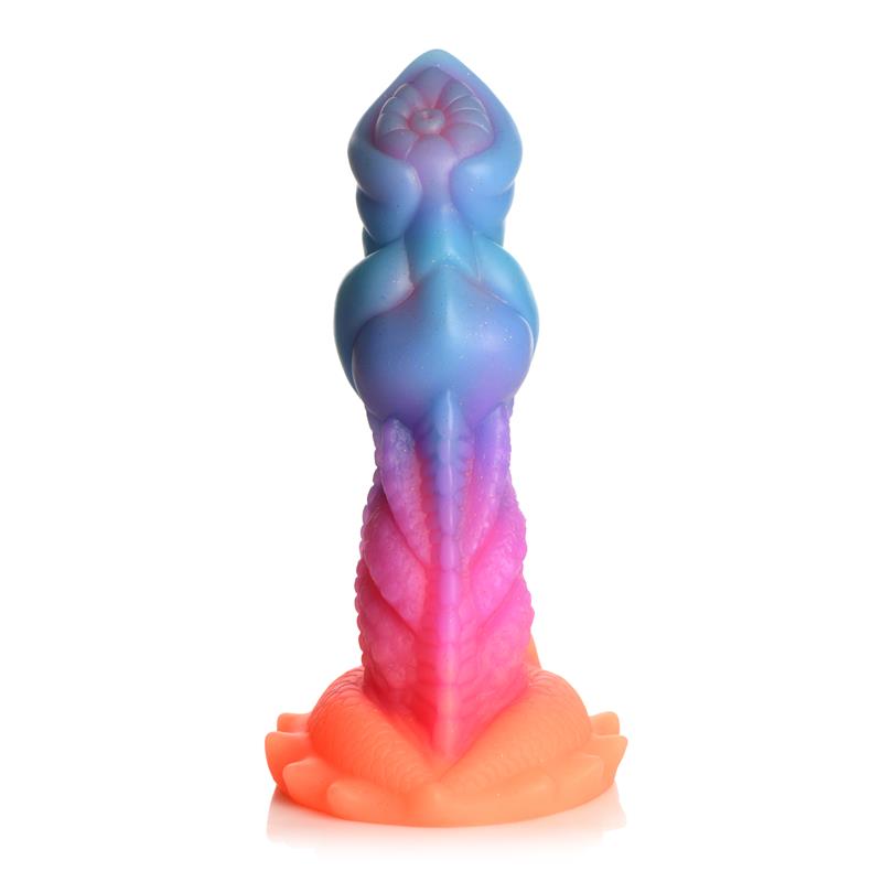 Aqua Cock Glow in the Dark Silicone Dildo