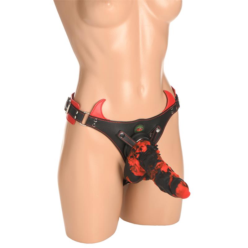 Horny Devil Strap On Harness