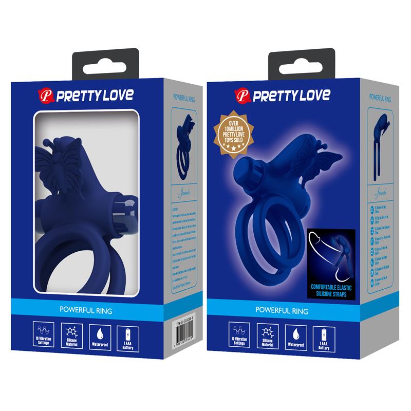 Vibrating Double Penis Ring