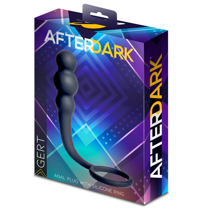 Gert Anal Plug with Silicone Ring