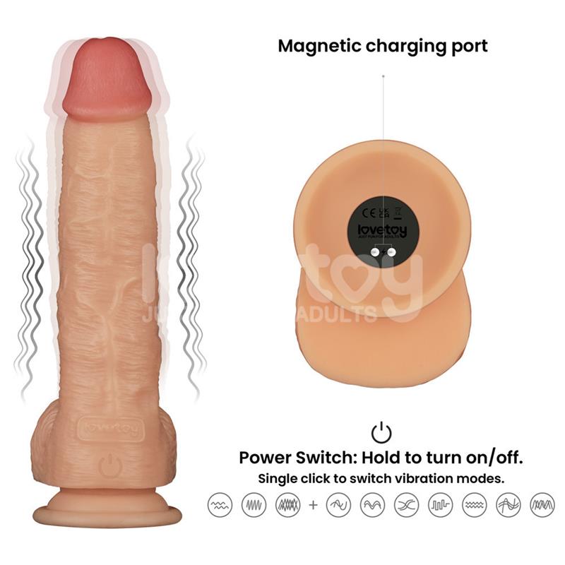 Power Basics Dildo with Vibration 95