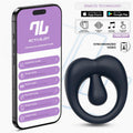 Kenny Penis Ring with Clitoris Stimulator and APP Night Blue