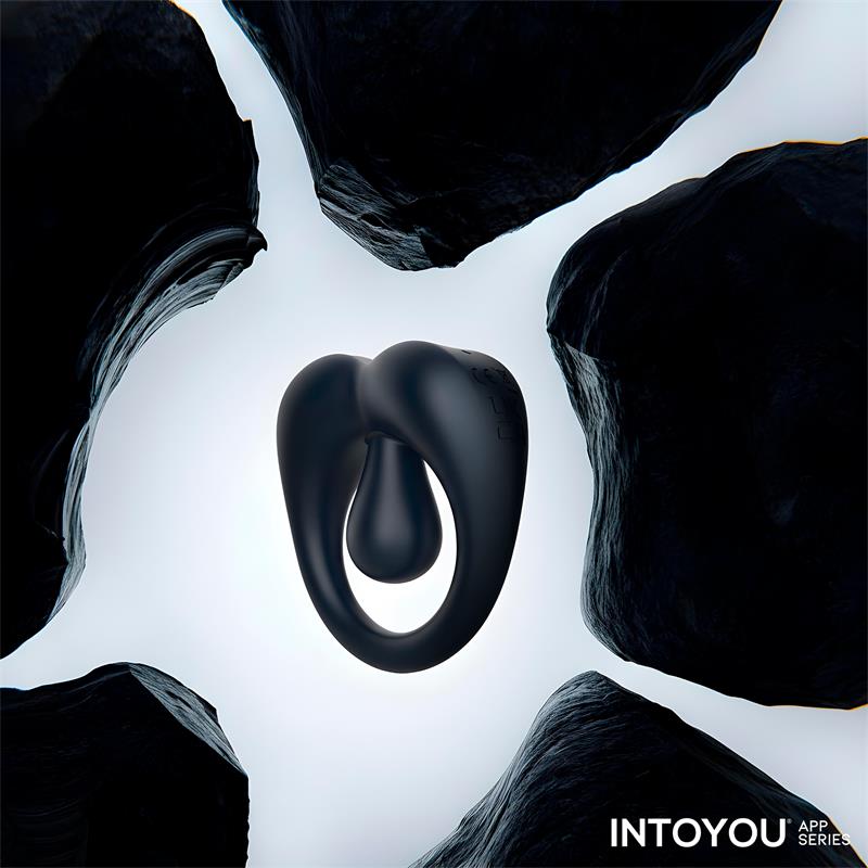 Kenny Penis Ring with Clitoris Stimulator and APP Night Blue