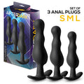 Camber Set of 3 Anal Plugs