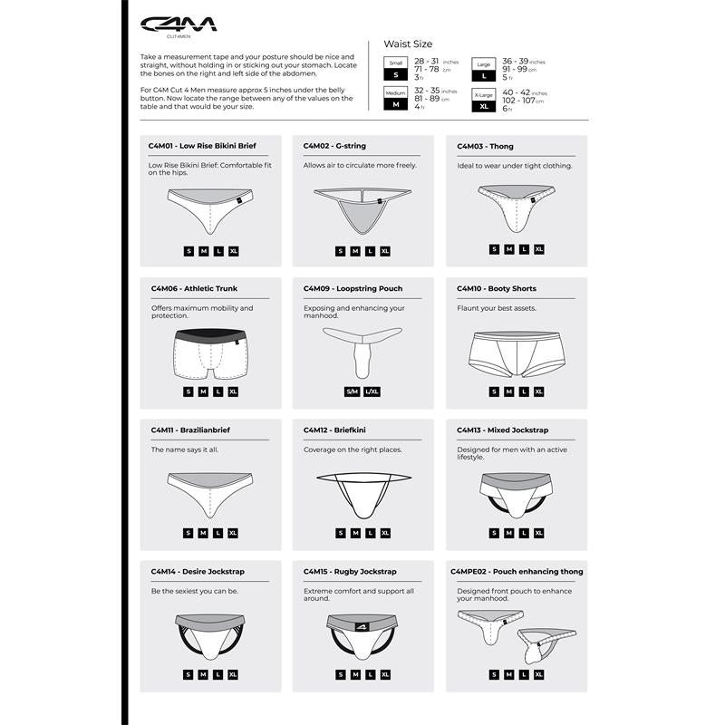 C4MSPX07 Capri Brief Mesh Grey