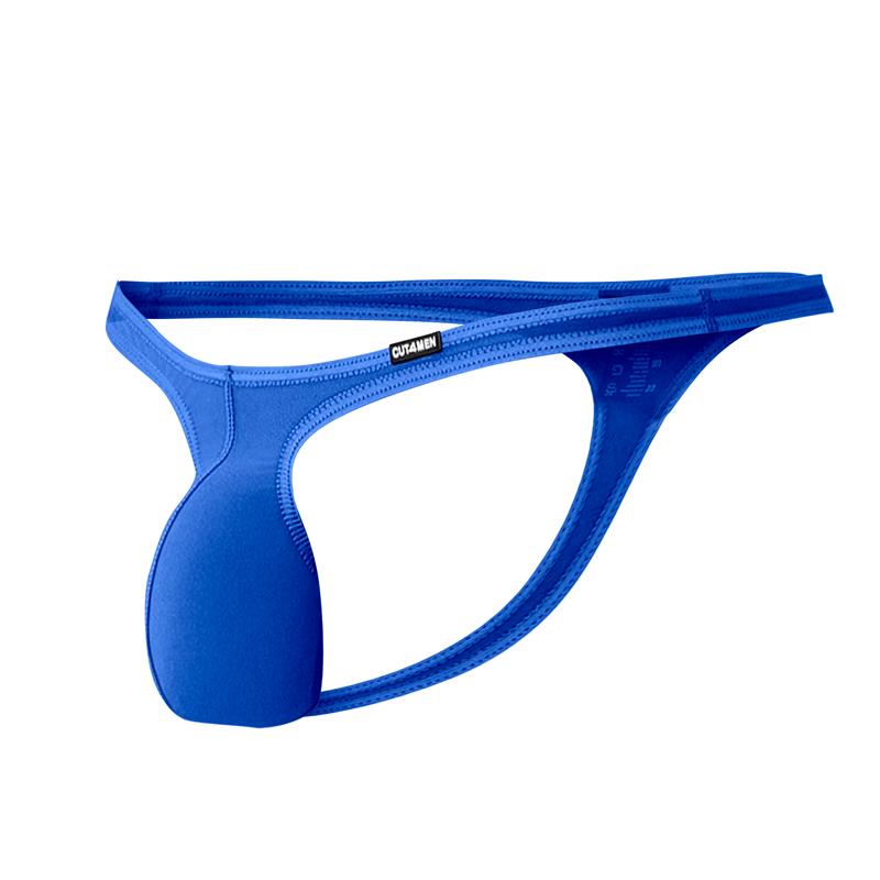 C4MSPXBUL03 Micro Thong Bulge Mesh Electric Blue