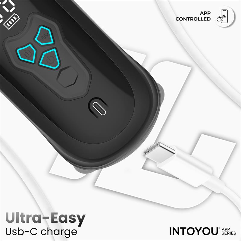 Torky Compressing Rotating Masturbator with App