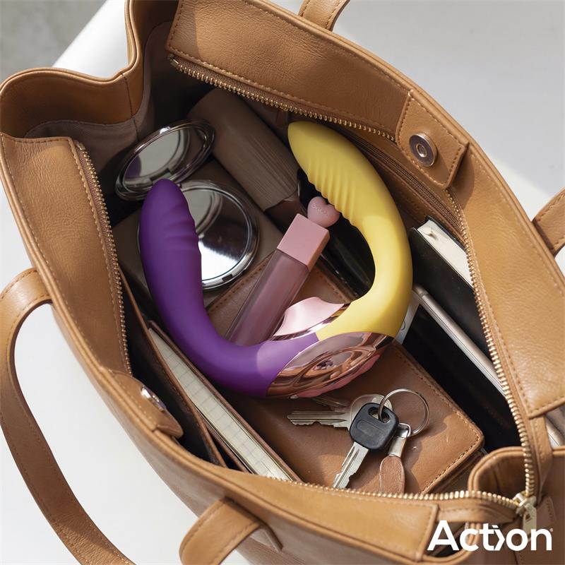 Two Lovers 3 in 1 Finger and Airflow Vibrator