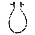 Adjustable nipple clamps with black chain