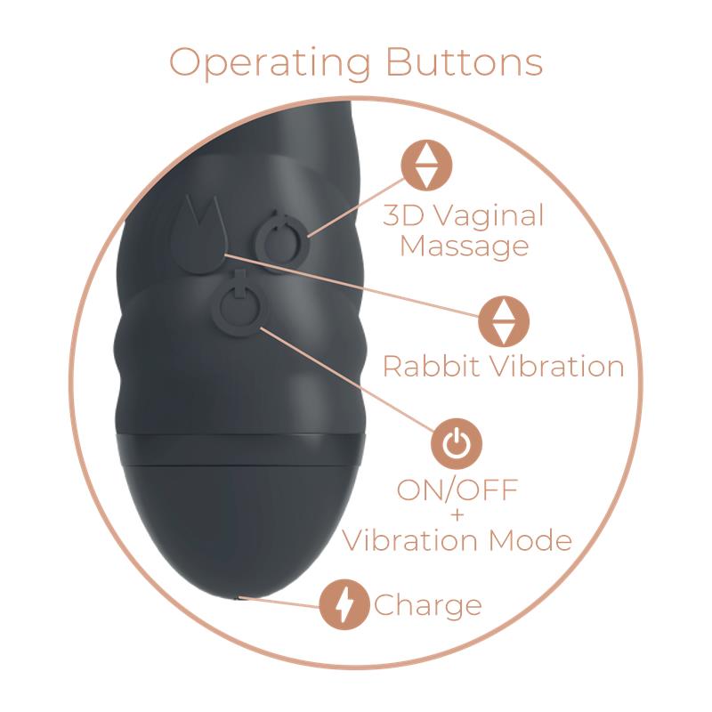 Vibrator with Rotation 360º Twister